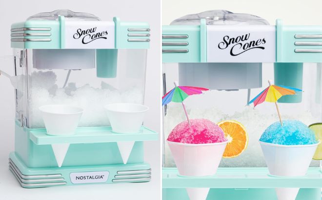 Nostalgia Snow Cone Shaved Ice Machine