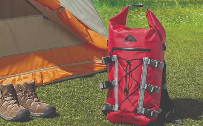 Ozark Trail 20L Spring River Waterproof Roll Top Backpack