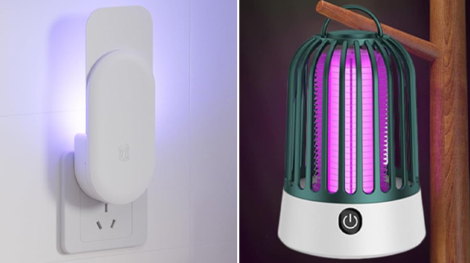 Plug in Fruit Fly Trap and Auronp Bug Zapper