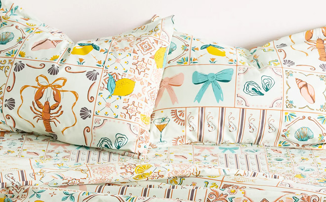 Porto Tile Duvet Cover Set