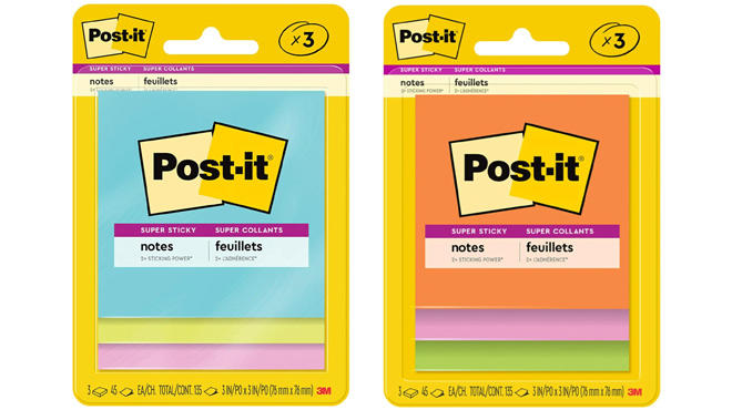 Post it Super Sticky Notes