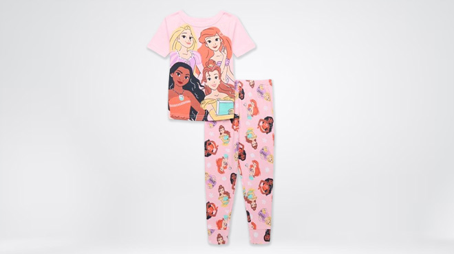 Princess Toddler Snug Fit 2 Piece Pajama Set Princess Toddler Snug Fit 2 Piece Pajama Set