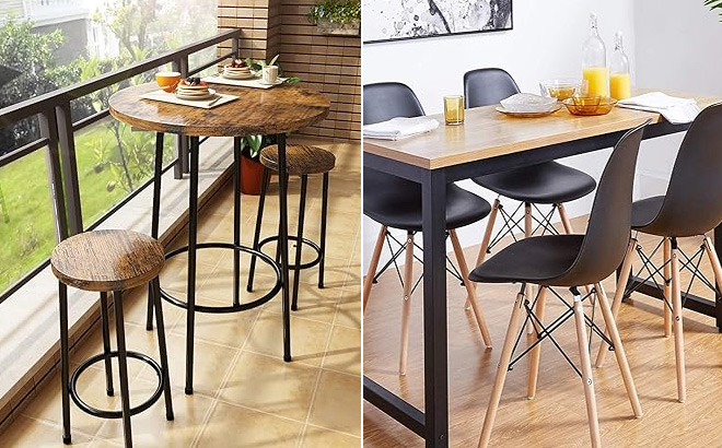 Recaceik 3 Piece Pub Dining Set
