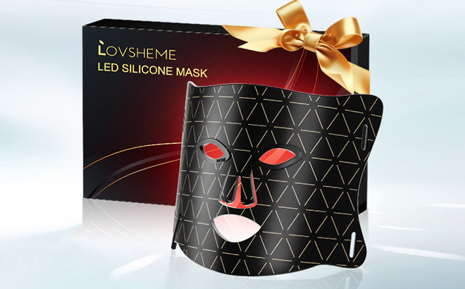Red Light Therapy Mask and Box