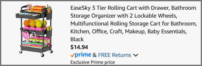 Rolling Utility Cart Summary Rolling Utility Cart Summary