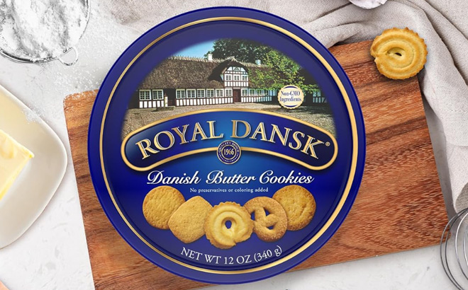 Royal Dansk Danish Butter Cookies Tin