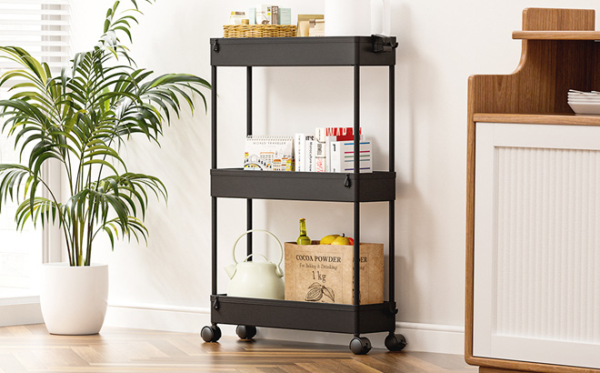 Spacekeeper Slim Rolling Storage Cart