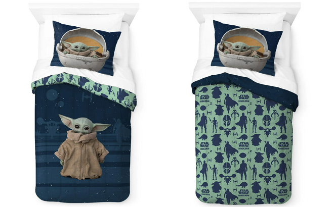 Star Wars Mandalorian 2 Piece Comforter Set Star Wars Mandalorian 2 Piece Comforter Set