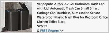 Trash Can with Lid 2 Pack Screnshot