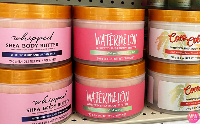 Tree Hut Watermelon Whipped Shea Body Butter on the Shelf
