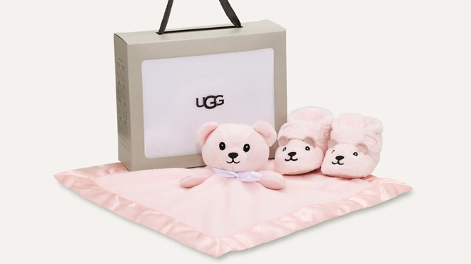 UGG Baby Bixbee and Lovey Bear Stuffie