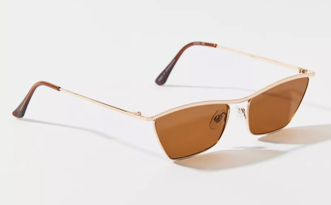 Urban Outfitters Farren Metal Cat Eye Sunglasses