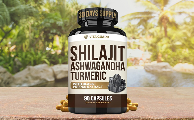 Vita Guard Himalayan Shilajit Ashwagandha Turmeric 90 Count Capsules Vita Guard Himalayan Shilajit Ashwagandha Turmeric 90 Count Capsules