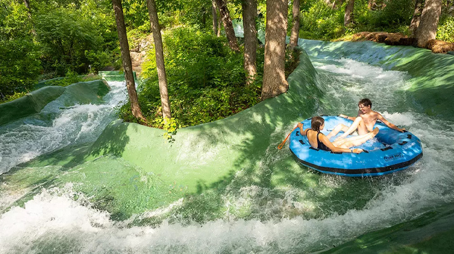 Waterpark Slide at at Mountain Creek Resort