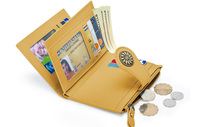 Womens Small Leather Wallet