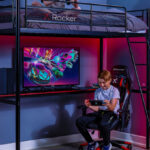 X Rocker HQ Gaming Bunk Bed with LED Lighting