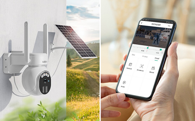 Xega Solar Powered Security Camera