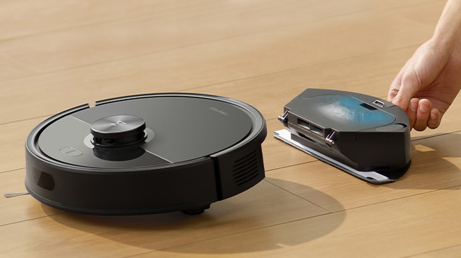 roborock Robot Vacuum and Mop on the Floor roborock Robot Vacuum and Mop on the Floor