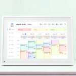 10 1 Inch WiFi Digital Calendar on the Table
