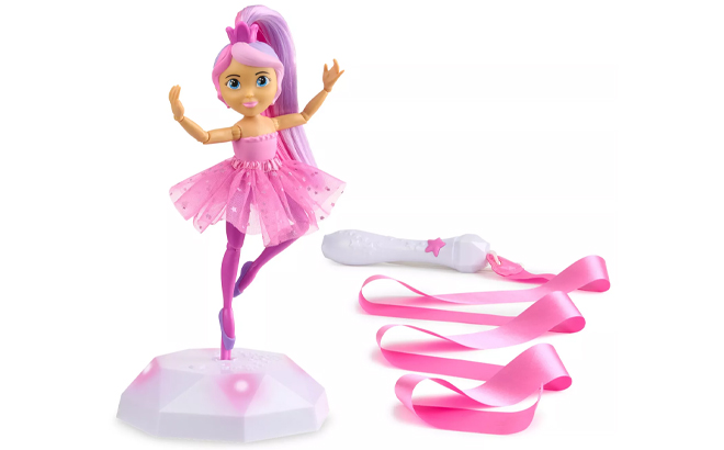 9 Inch Twirl Along With Magical Wand Light Up Platform