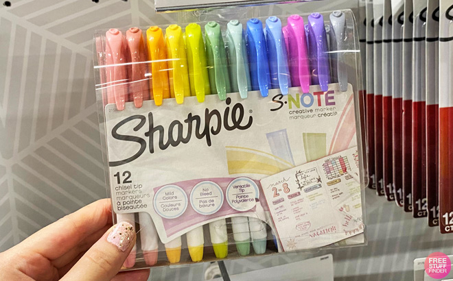 A Person Holding Sharpie S Note Creative Markers