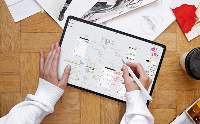 A Person Using Blackview 2025 Android 15 Tablet