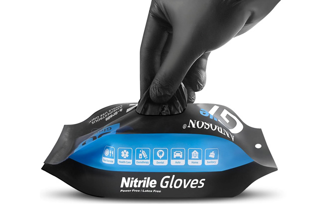ANBOSON 50 Pack Disposable Cooking Gloves