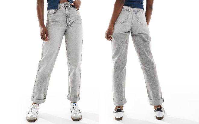 ASOS DESIGN High Rise Relaxed Mom Jeans ASOS DESIGN High Rise Relaxed Mom Jeans