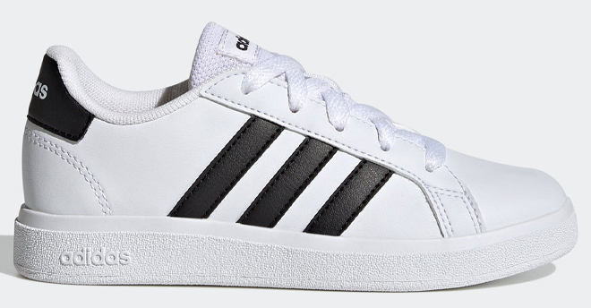 Adidas Kids Grand Court Lifestyle Tennis Lace Up Shoes 1
