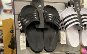 Adidas Mens Adilette Shower Slides on the Shelf
