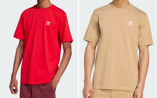 Adidas Mens Trefoil Essentials Tees