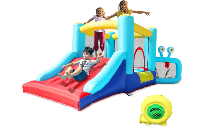 AirMyFun Inflatable Bounce House with Slide