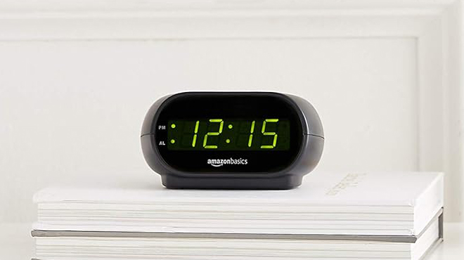 Amazon Basics Small Digital Alarm Clock Amazon Basics Small Digital Alarm Clock