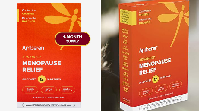 Amberen Menopause Relief Capsules 60 Count