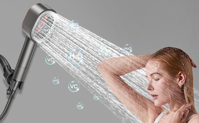 Amlink Filtered Shower Head with Handheld