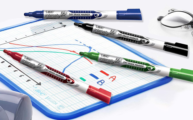 BIC Intensity Advanced Colorful Dry Erase Markers