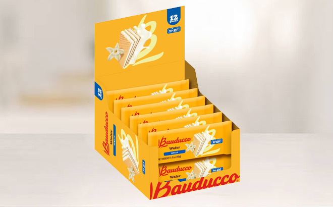 Bauducco Mini Wafer Cookies 12 Pack