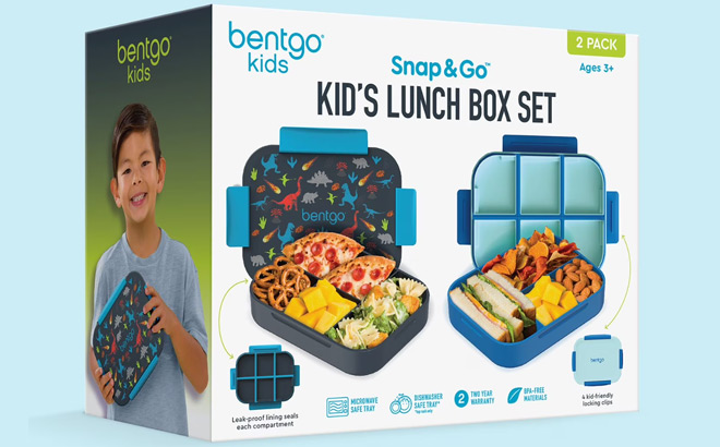 Bentgo Kids 2 Pack Snap Go Lunch Box Bentgo Kids 2 Pack Snap Go Lunch Box