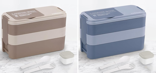 Bento Adult Stackable 3 Layer Lunch Boxes Bento Adult Stackable 3 Layer Lunch Boxes