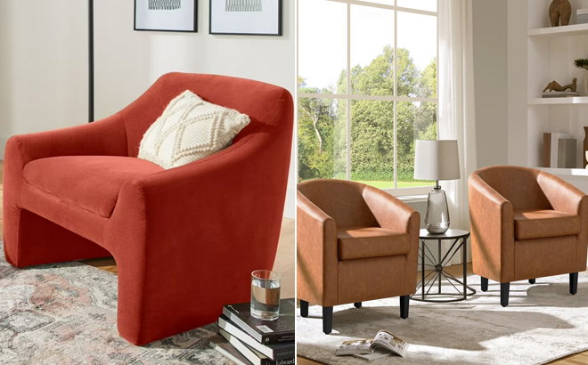 Better Homes Gardens Emerson Curvy Accent Chair Better Homes Gardens Emerson Curvy Accent Chair