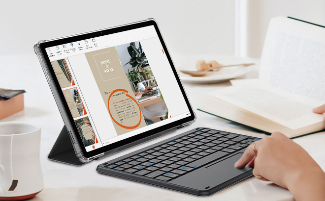 Blackview 2025 Android 15 Tablet on the Table