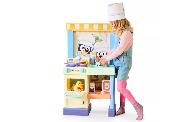Bluey Cook With Chef Bluey Kitchen Playset