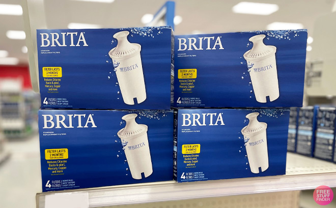 Brita Water Filter Replacements 4 Pack