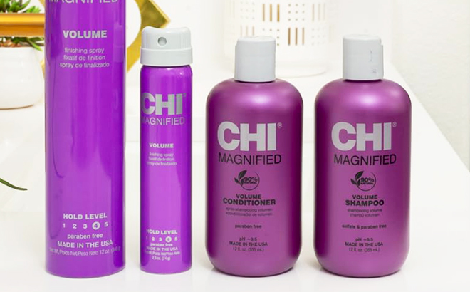 CHI Magnified Volume Conditioner on a Table CHI Magnified Volume Conditioner on a Table