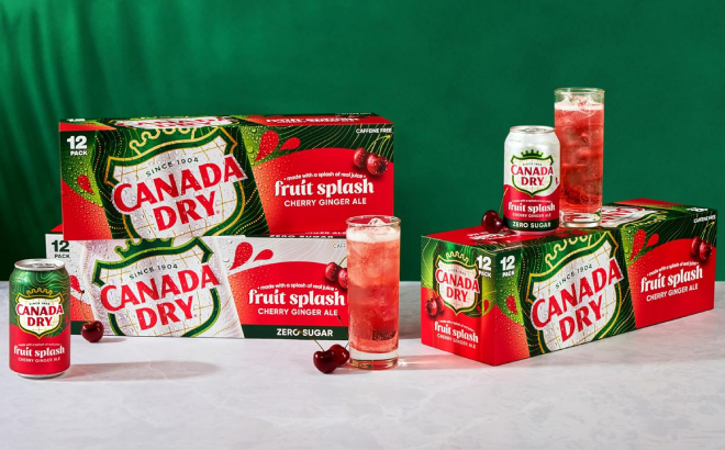 Canada Dry Cherry Gingerale Fruit Splash