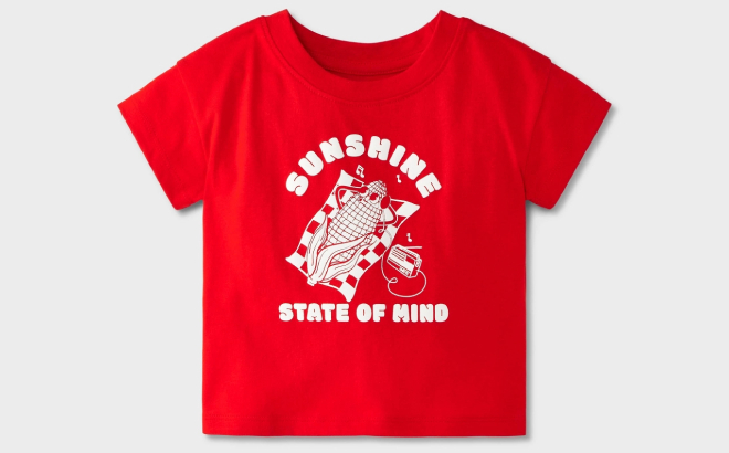 Cat Jack Baby Girls Corn Graphic T Shirt Cat Jack Baby Girls Corn Graphic T Shirt