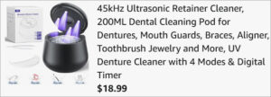 Checkout page of Ultrasonic Retainer Cleaner