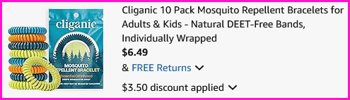 Cliganic Mosquito Repellent Bracelets Checkout Screen Cliganic Mosquito Repellent Bracelets Checkout Screen