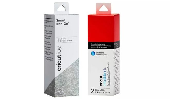Cricut Joy Glitter Smart Iron On and 2 Count Infusible Ink Transfer Sheets Solid Cricut Joy Glitter Smart Iron On and 2 Count Infusible Ink Transfer Sheets Solid