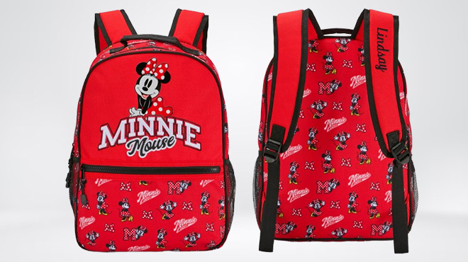 Disney Personalized Minnie Mouse Collegiate Backpack
